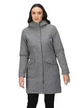 Image of Regatta Romine Waterproof Insulated Jacket - Grey, Size 14, Women