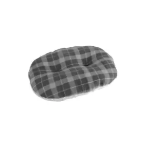 Image of Grey TuffEarth Recycled Fleece Oval Pet Cushion