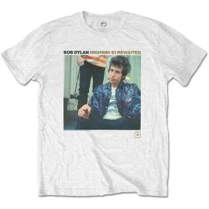 Image of Bob Dylan - Highway 61 Revisited Unisex X-Large T-Shirt - White