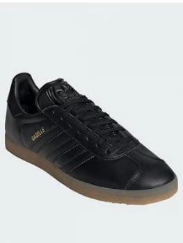 Image of adidas Originals Gazelle - Black/Gum, Size 8, Men
