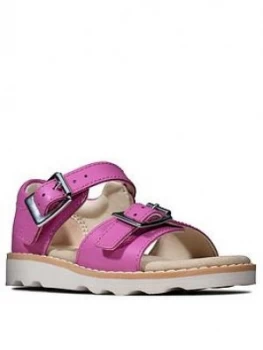 Image of Clarks Crown Bloom Toddler Girls Sandal - Pink, Size 5 Younger