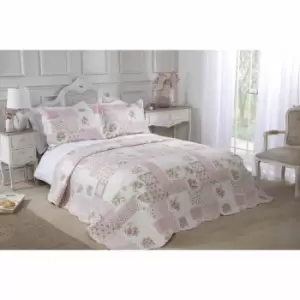 Image of Emma Barclay Cotswold Bedspread King Bed Pink