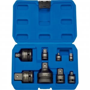 Image of Draper 8 Piece Combination Drive Impact Socket Adaptor Set Combination