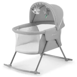 Image of Kinderkraft Lovi 3 in 1 Baby Crib- Grey
