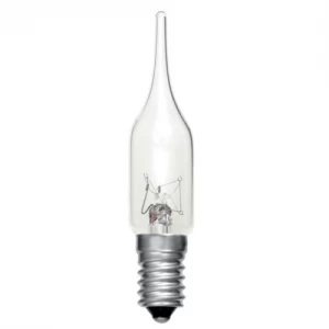 Image of Bell 15W Small Edison Screw Clear Chandelier Bulb