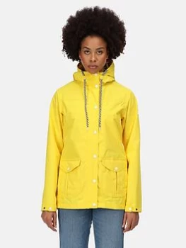 Image of Regatta Bayarma Waterproof Shell Jacket - Yellow, Yellow, Size 18, Women