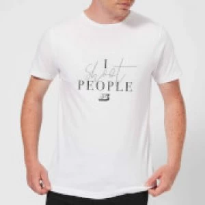 Image of I Shoot People T-Shirt - White - 5XL