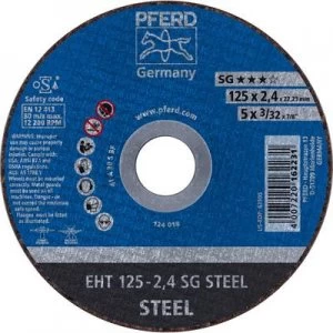 Image of PFERD Sg Steel 61321222 Cutting disc (straight) 125mm 22.23mm 25 pc(s)