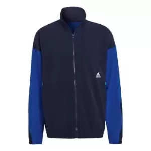 Image of adidas TRVL Ventilation Track Top Mens - Blue