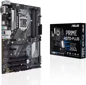 Image of Asus Prime H370 Plus Intel Socket LGA1151 H4 Motherboard