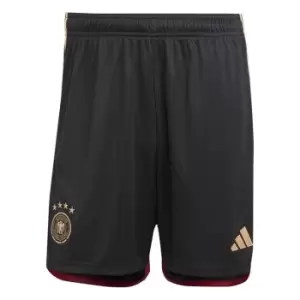 Image of adidas Germany Away Shorts 2022/2023 Shorts Mens - Black