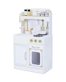 Image of Teamson Kids Versailles Petite Classic Play Kitchen White - Ages 3-7