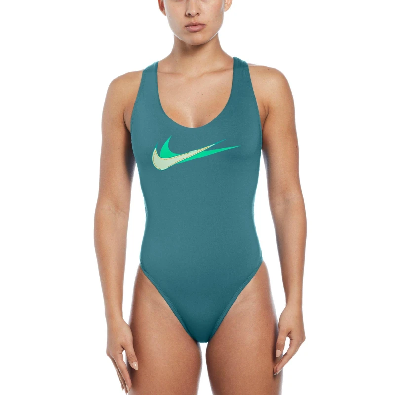 Image of Nike Multi Logo Crossback One Piece Dusty Cactus female 8 (XS)