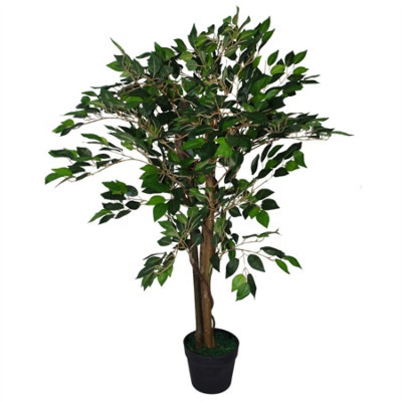 Image of Leaf 90cm Artificial Ficus 90cm Plant Green - Large Green