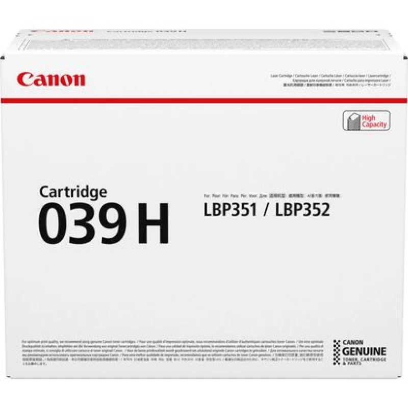 Image of Canon 0288C002/039H Toner cartridge Black Contract. 25K pages for Cano