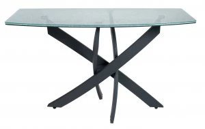 Image of Linea Crackle Console Table Clear