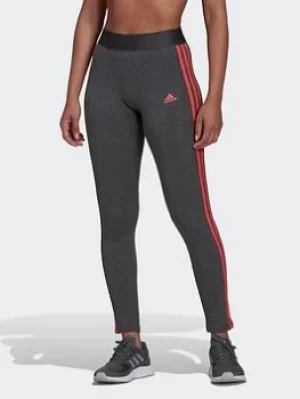 Image of adidas Loungewear Essentials 3-stripes Leggings, Grey, Size S, Women