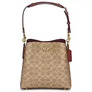 Image of Coach WILLOW BUCKET BAG 21 womens Shoulder Bag in Brown - Sizes One size