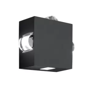 Image of Elstead Agner 4 Light Wall Light Graphite