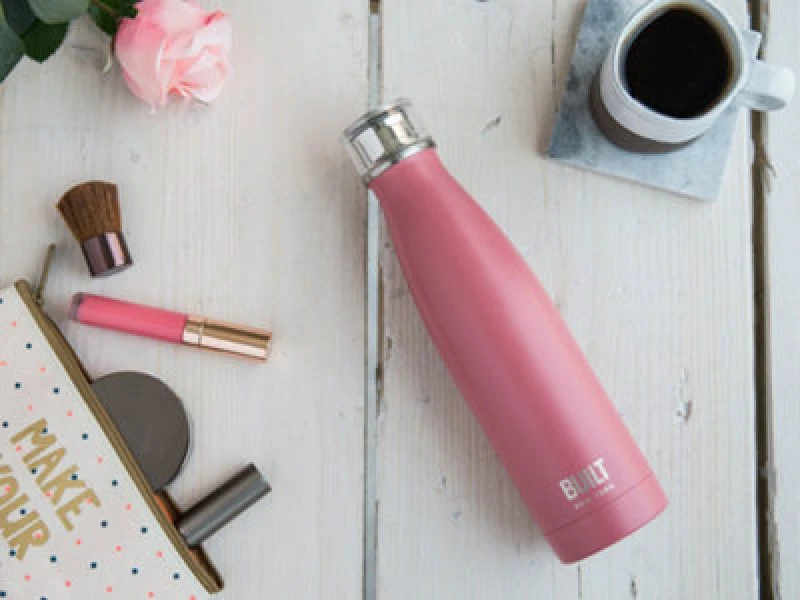 Image of Built 500Ml Double Walled Stainless Steel Water Bottle Pink