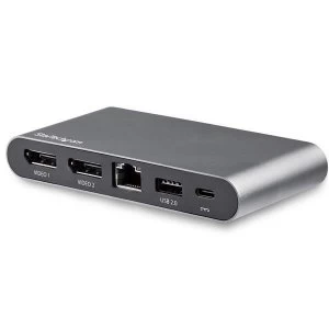 Image of Dual USBC Multiport Adapter with DP 100W