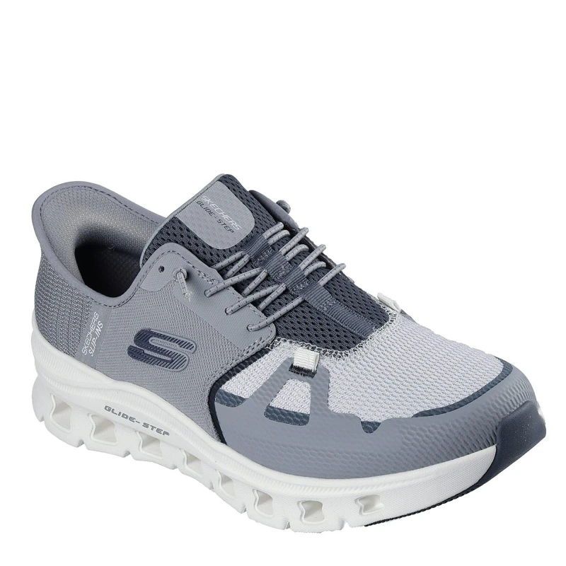 Image of Skechers Glide-Step Pro Slip On Runners Mens Grey/Charc male 7 (41)