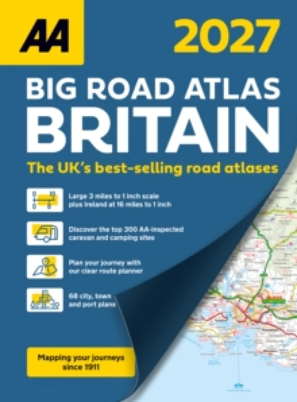 Image of AA Big Road Atlas Britain 2027 Spiral bound