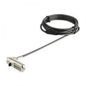 Image of StarTech.com 2m (6.6 ft.) Laptop Cable Lock - Nano-slot