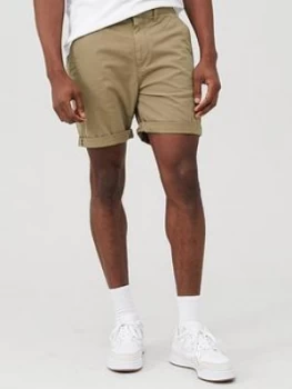 Image of Superdry International Chino Shorts - Beige, Size 30, Men