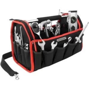 Image of Tool Bag Storage DIY Large Heavy Duty Tool Case Box Plumber Builder Electrician Bag Mounting Tool Kit Adjustable Shoulder Strap Stable Sturdy