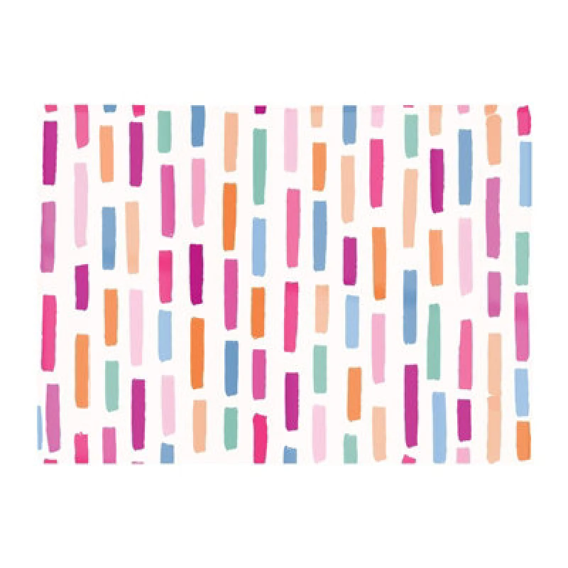 Image of Warren Reed Designer Vertical Abstract Brush Pattern Glass Chopping Board