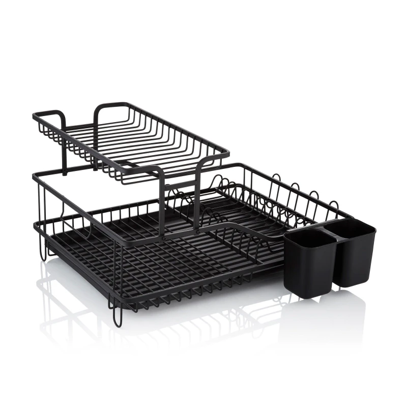 Image of Swan Stealth 15 Plate Dish Rack Black unisex Medium