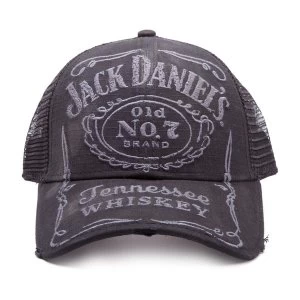 Image of Jack Daniel'S - Old No. 7 Brand Logo (Embroidered) Unisex One Size Cap - Black