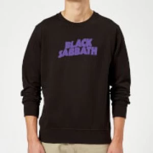 Image of Black Sabbath Logo Sweatshirt - Black