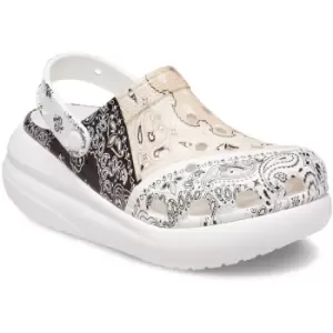 Image of Crocs Womens Classic Crush Bandana Print Breathable Clogs UK Size 8 (EU 42-43)