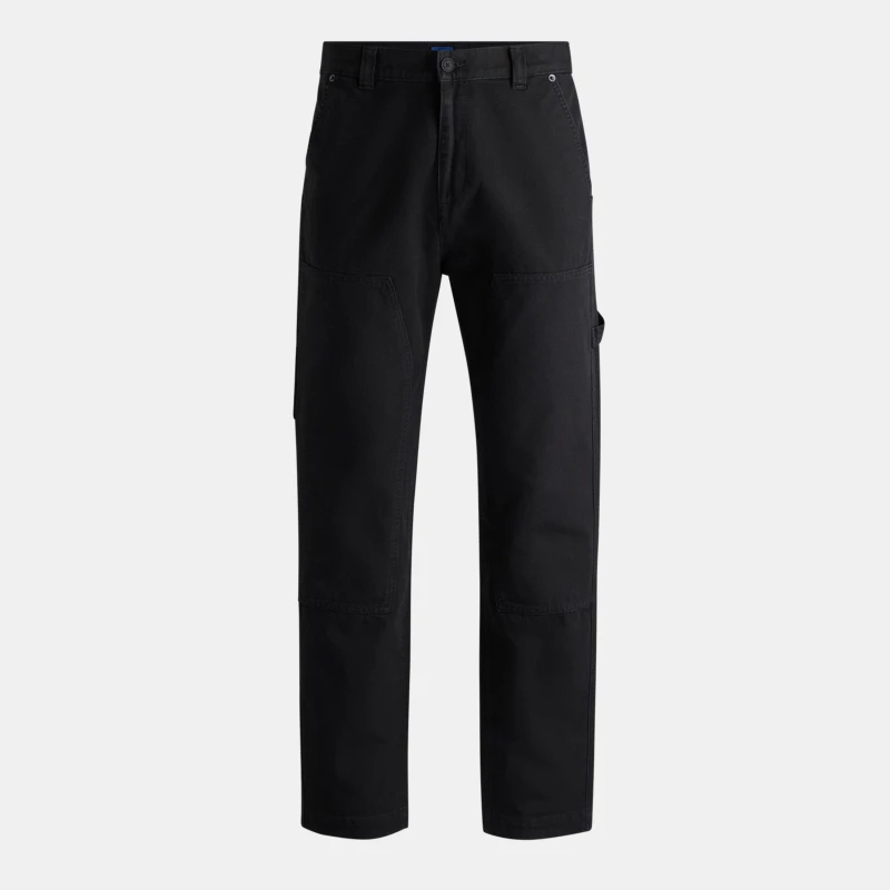 Image of Hugo Mens Blue Cargo Trousers Black 001 male S