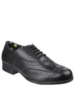Image of Hush Puppies Kada Lace Up Brogue School Shoe