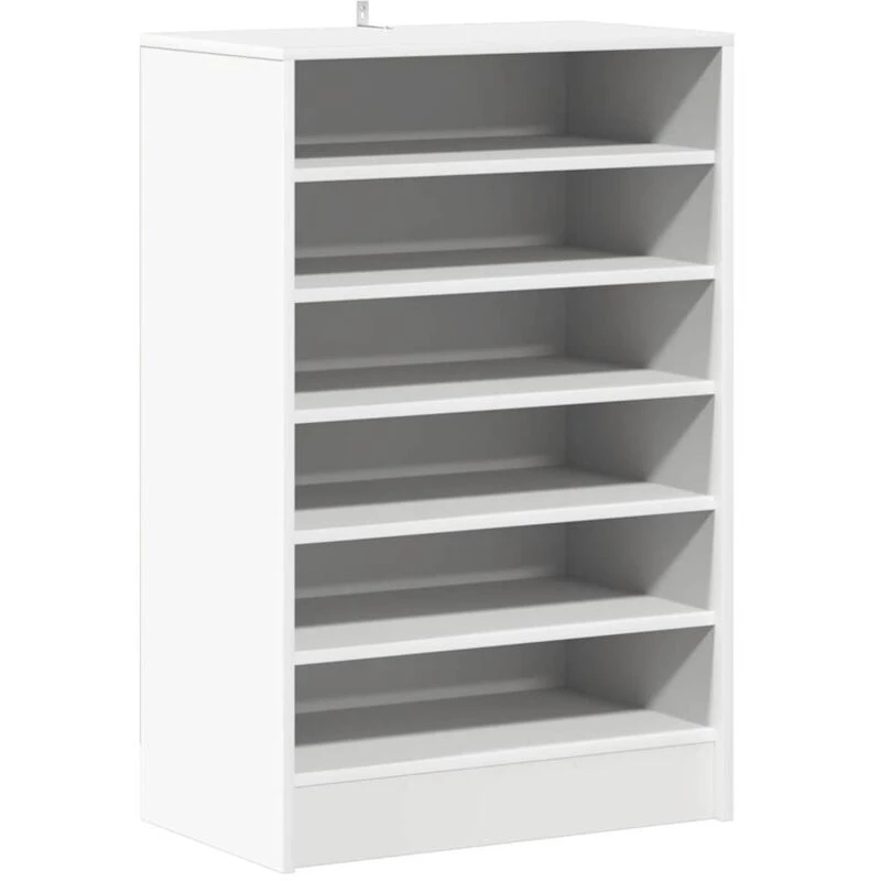 Image of VIDAXL Shoe Cabinet White 60x35x92cm Engineered Wood Vidaxl 8720286646250