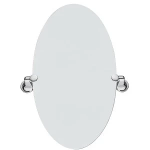 Image of Sabichi Milano Oval Bathroom Mirror with Tilting Function