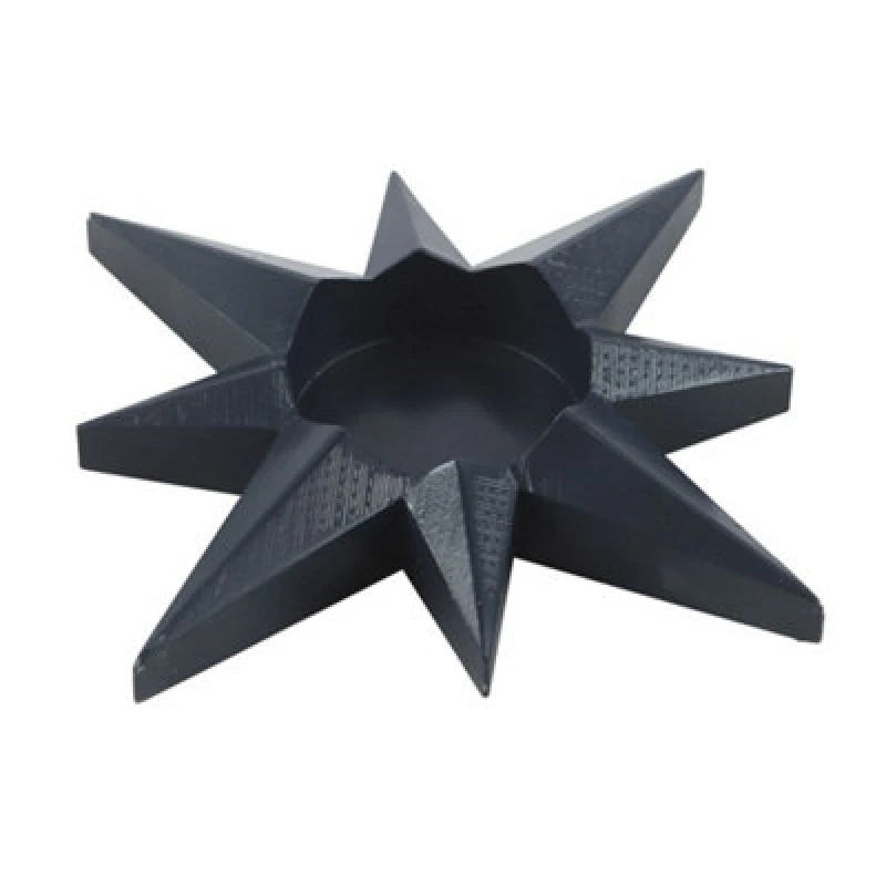 Image of Something Different Something Different Star Tealight Holder in Navy Navy One Size Unisex 5063806402756