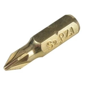 Image of ForgeFix Pozidriv Compatible Bits PZ1 x 25mm (Pack 10)