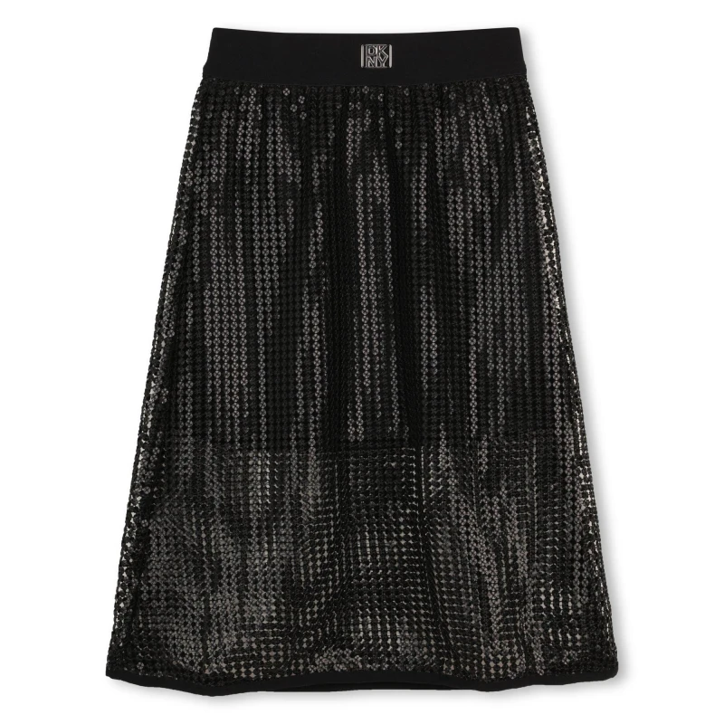 Image of DKNY Maxi Skirt Jn63 Black female 6Y