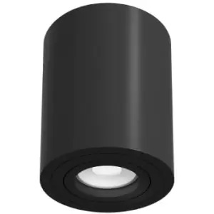 Image of Alfa Surface Mounted Ceiling Downlight Black, 1 Light, GU10