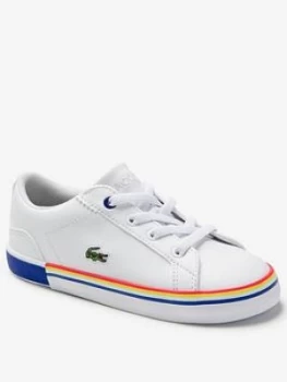 Image of Lacoste Boys Infant Lerond 0320 Trainer - White Multi