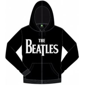 Image of The Beatles Drop T Hooded Top_Black: Medium