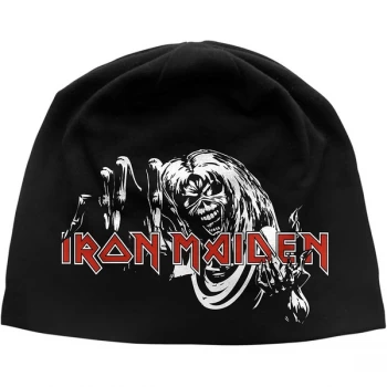 Image of Iron Maiden - Number of the Beast Unisex Beanie Hat - Black
