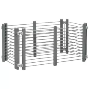 Image of Pawhut Dog Pen Foldable Puppy Playpen With Gate