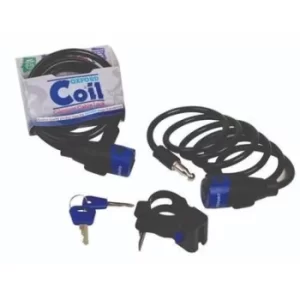 Image of Oxford 1.5M X 8MM Cable Lock with Keys and Bracket