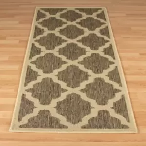 Image of Oriental Weavers Moda Trellis Grey Rug - 60x110cm