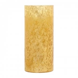 Image of Luminara Mercury Glass 7 LED Candle - Gold
